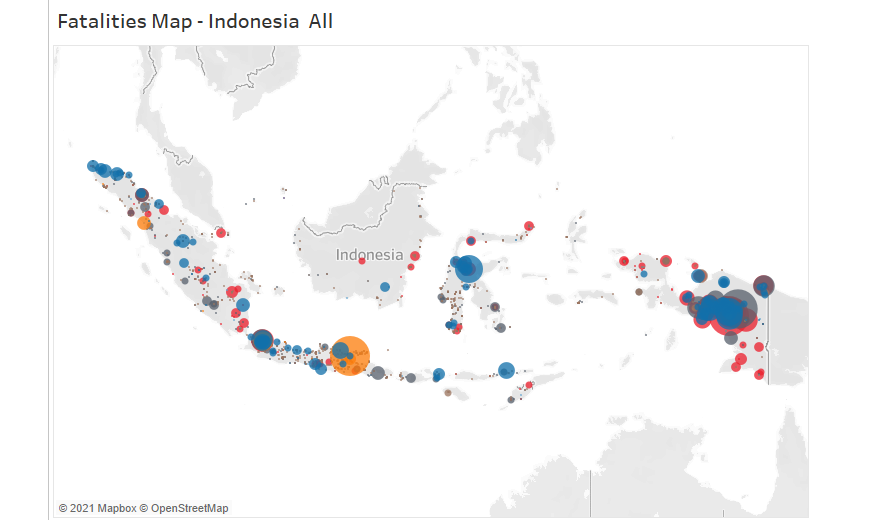 Indonesia fatalities mainly in the Papua